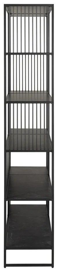 Čierna knižnica 120x185x35 cm Strington – Actona