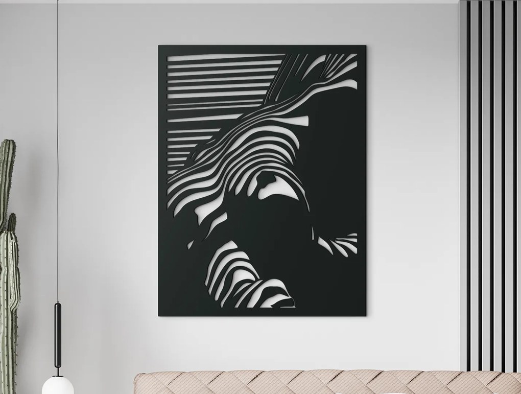 drevko Avantgardný obraz na stenu Akty Rozmer obrazu: 42,5 x 32,5 cm, Farba dekorácie: Čierna