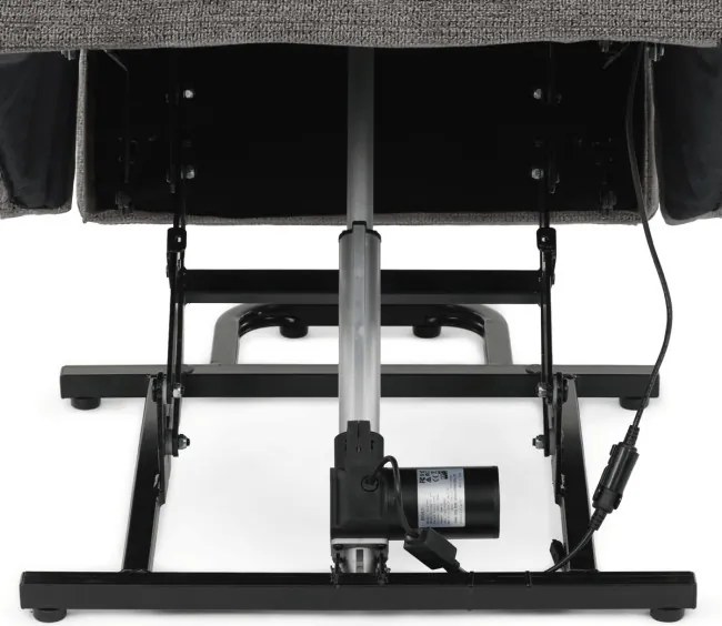 Polohovacie kreslo sivé, elektrické TV-Q8575 GREY2