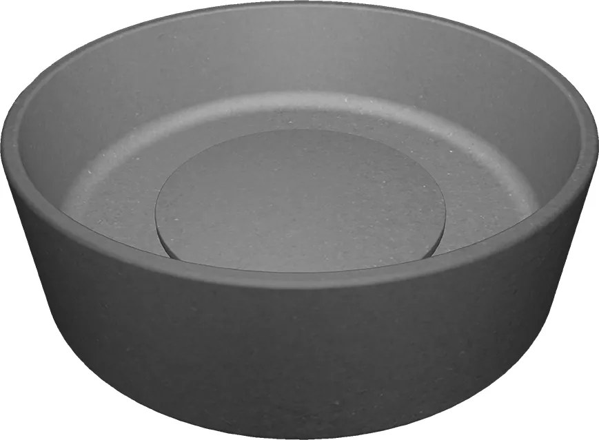 Kuchinox Umývadlo na dosku Perl ø36 cm - VGP1510T, granit, sivé