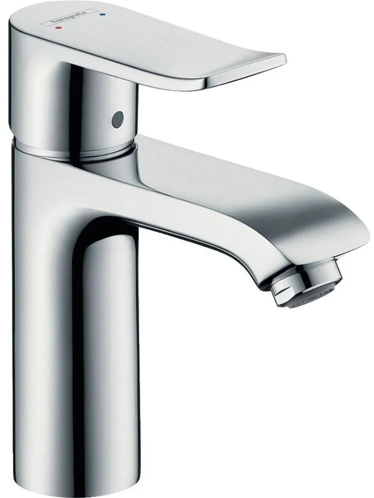 HANSGROHE Metris páková umývadlová batéria bez odtokovej súpravy, výška výtoku 100 mm, chróm, 31084000