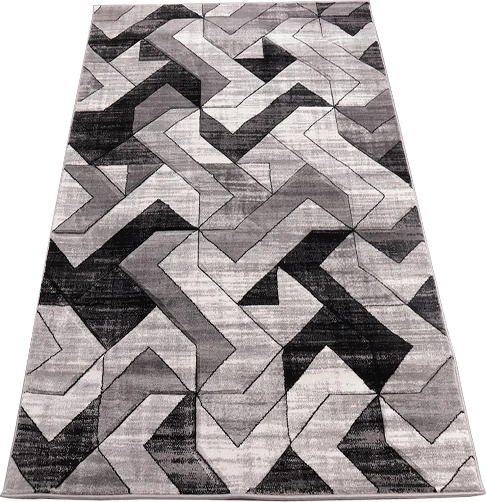 Koberec Cosmic Carving 5103 GREY rozmery koberec: 120x170 cm