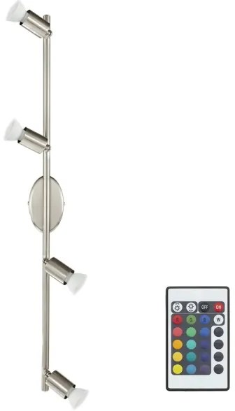 Eglo 75386 - LED RGB Bodové svietidlo BUZZ-C 4xGU10/4W/230V