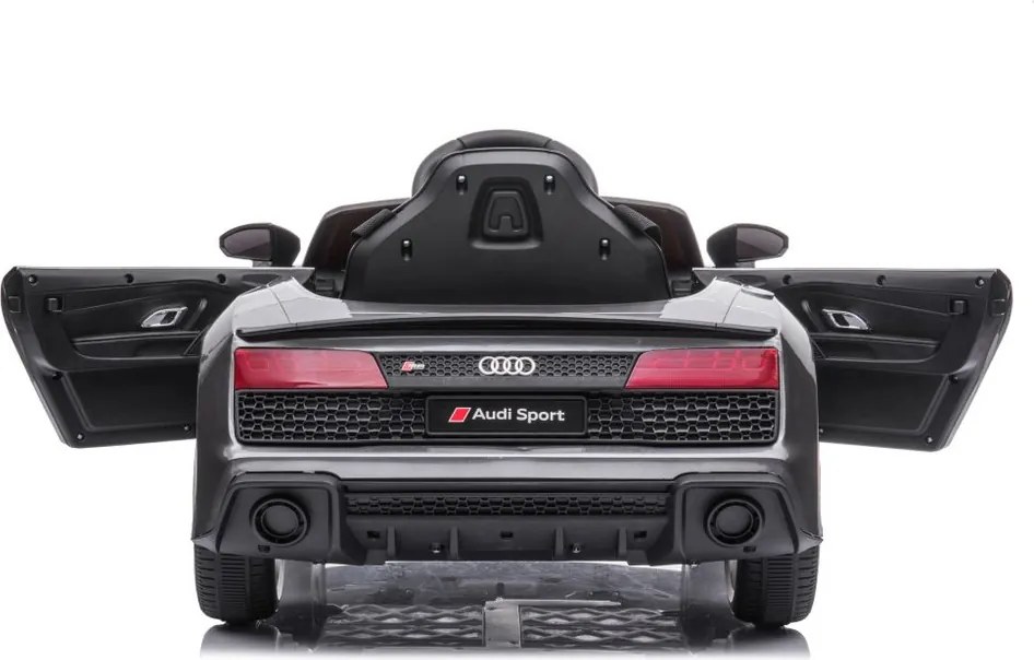 LEAN CARS Elektrické autíčko Audi R8 Lift A300 strieborné