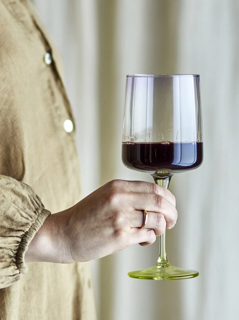 Bloomingville Pohár na víno Luciana Purple 430 ml