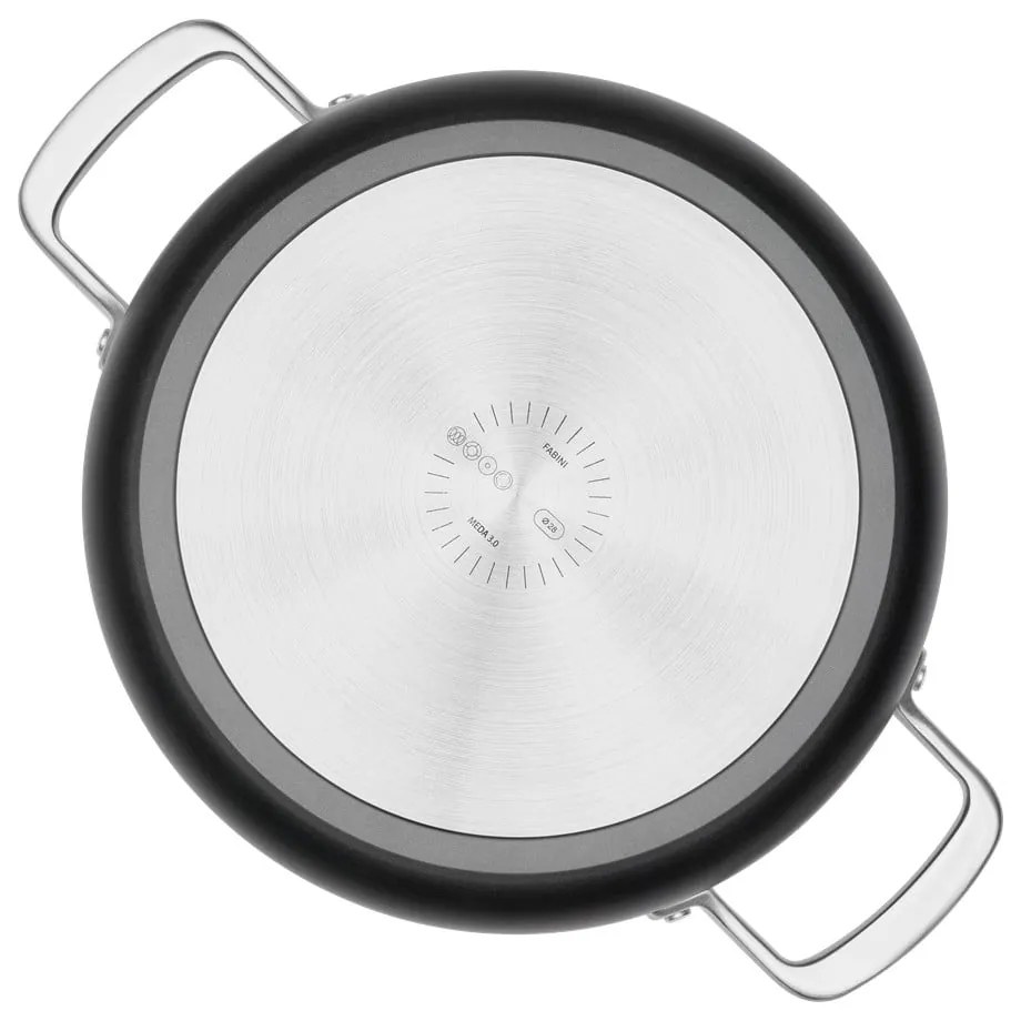 Hliníková panvica s pokrievkou/s nepriľnavým povrchom ø 28 cm tegame Meda 3.0 – FABINI