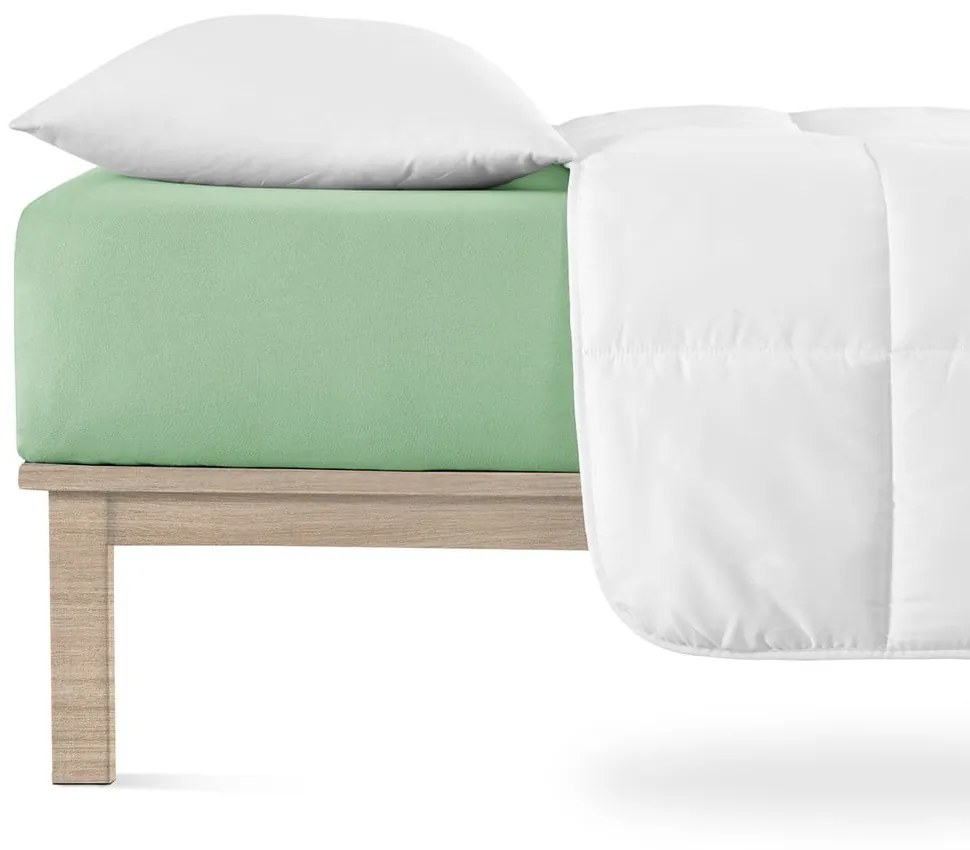 Zelená napínacia plachta jersey 180x200 cm Boxspring – Andrea Simone