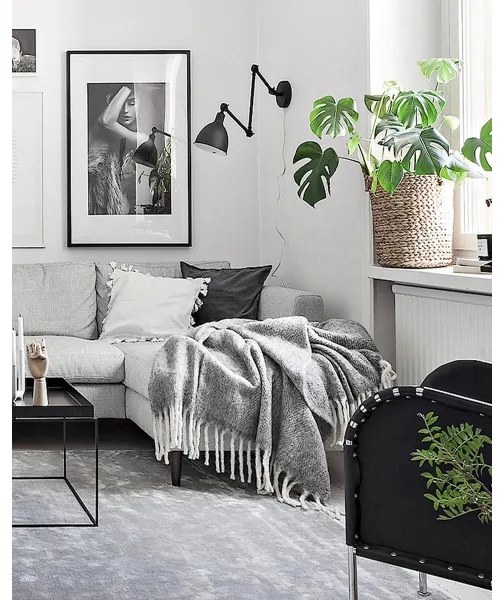 ByRydens 2827660-4000 - Stmievateľná nástenná lampa BAZAR 1xE27/5W/230V čierna