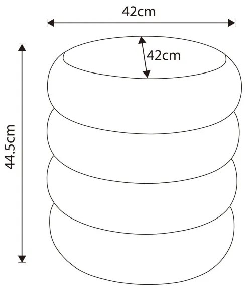 Taburetka SNUGGO krémová