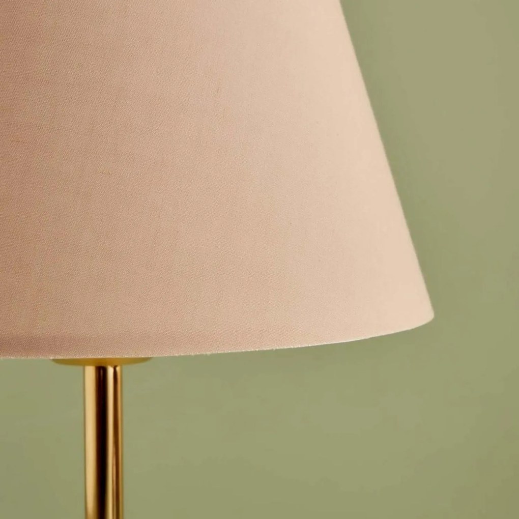 Stolní lampa Shade II béžová/zlatá
