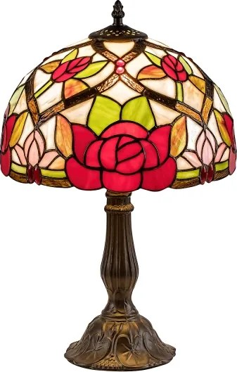 Brilagi - Tiffany vitrážová stolná lampa GARLAN 1xE27/40W/230V