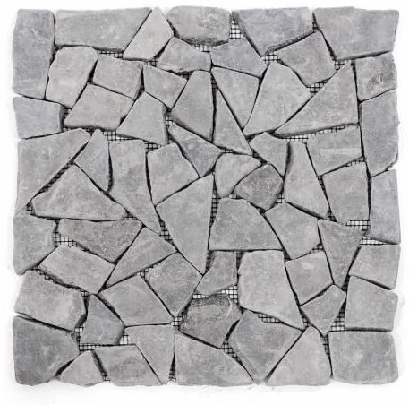 Divero Garth 792 mramorová mozaika sivá, 1 m2 - 30x30x1 cm