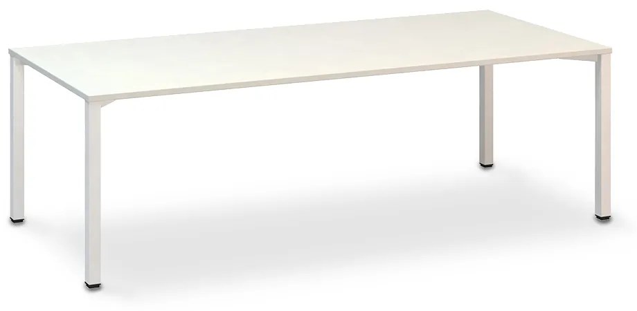 Konferenčný stôl ProOffice 100 x 240 x 74,2 cm, biela