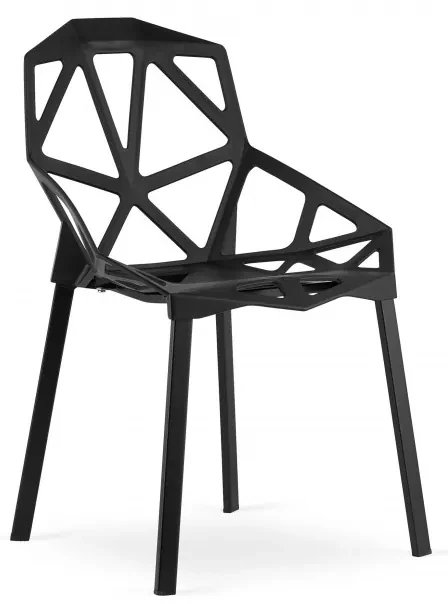 Set troch stoličiek ESSEN čierne (3ks)