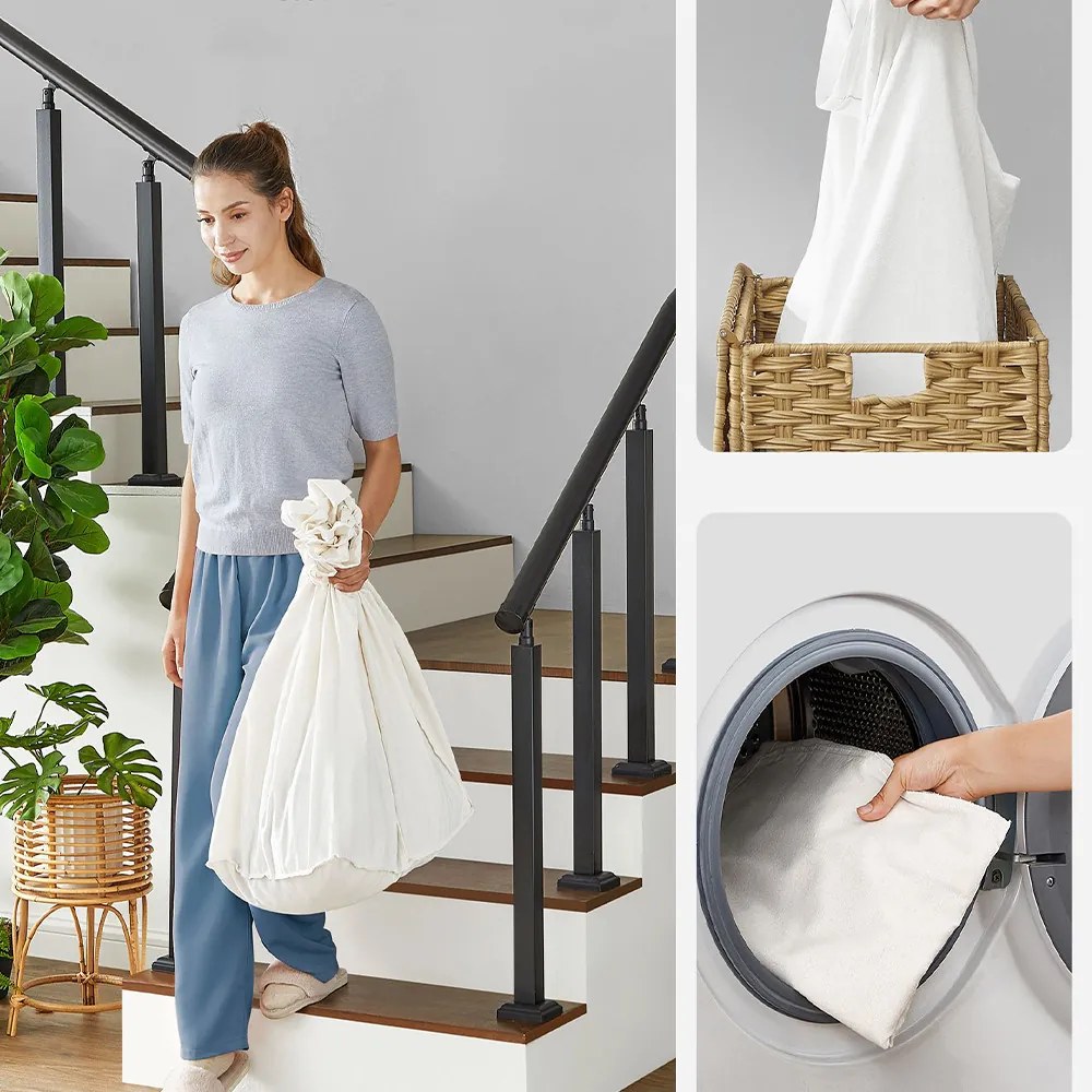 Plastový kôš na bielizeň 66 x 33 x 66 cm