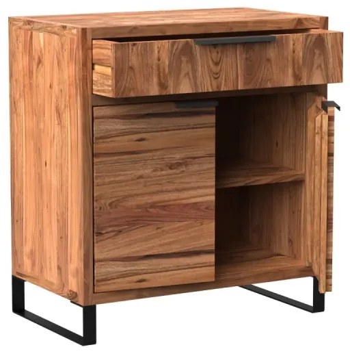 furniture-nabytek.cz - Masívna komoda Sydney z akácie, lakovaná, hnedá