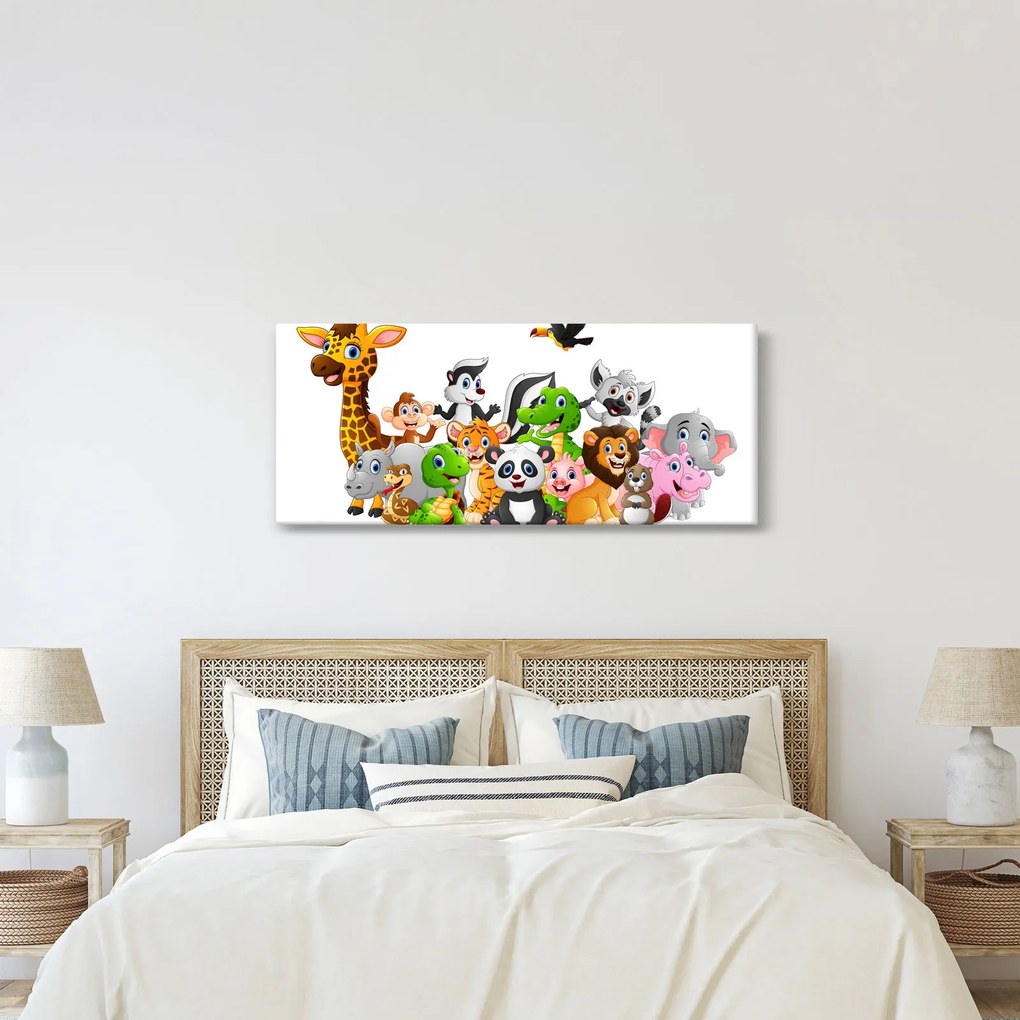 Obraz zvieratiek (120x50 cm)