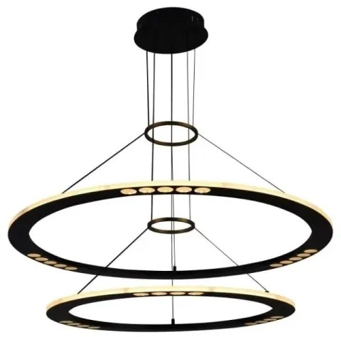 LED Stmievateľný luster na lanku LED/90W/230V 3000-6500K + diaľkové ovládanie