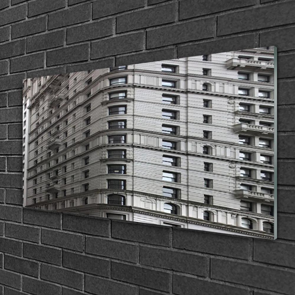 Obraz na skle Budovy domy 125x50 cm