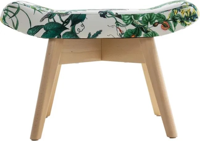 Kreslo Grande s podnožkou, Loca17 buk