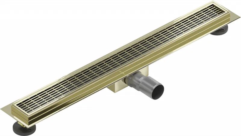 Mexen Flat M33 nerezový sprchový žľab 70 cm, zlatá, 1533070-15