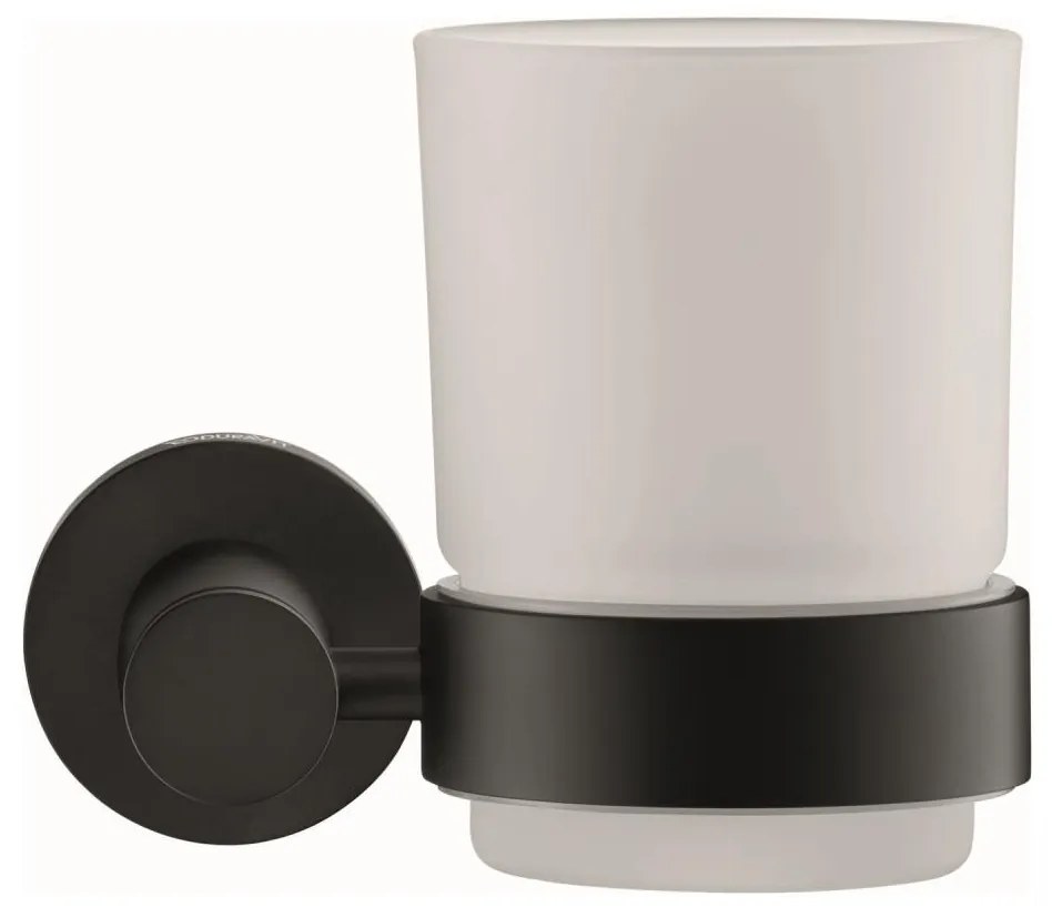 Duravit 99204600 - Nástenný držiak na zubné kefky D-CODE, pravý, matná čierna