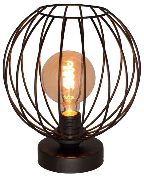 Stolná lampa MERCURE 1xE27/15W/230V čierna