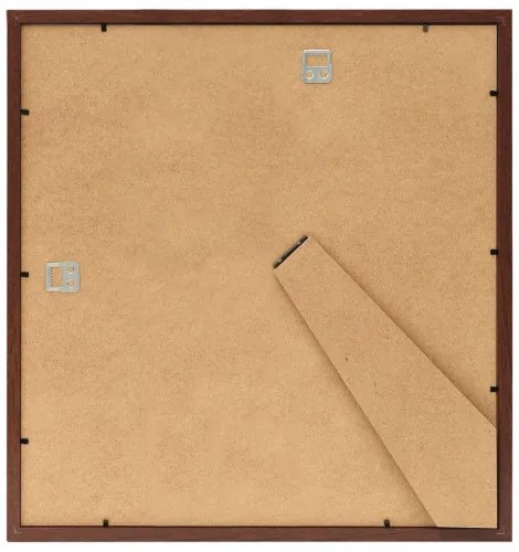 vidaXL Fotorámiky na stenu alebo stôl 5 ks hnedé 40x40 cm MDF-