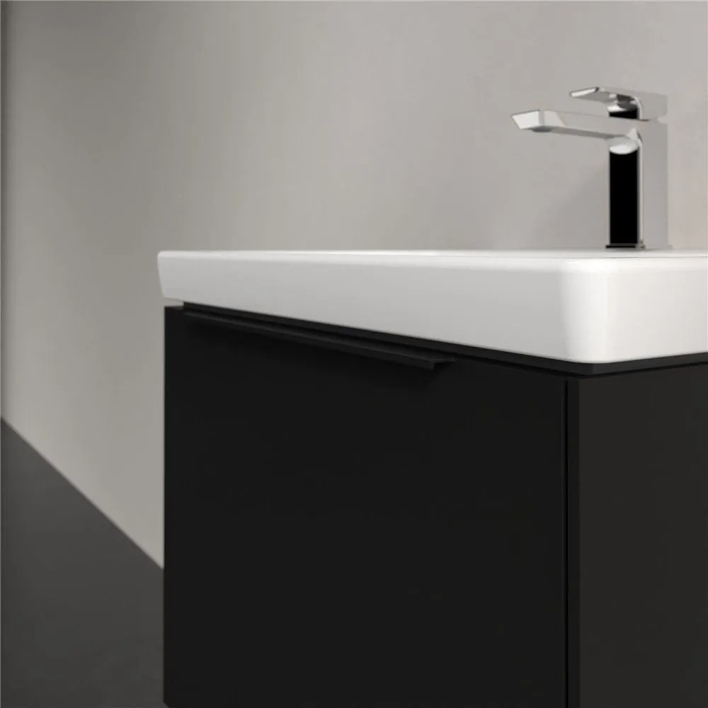 VILLEROY &amp; BOCH Subway 3.0 závesná skrinka pod umývadlo, 1 zásuvka, 572 x 478 x 429 mm, Volcano Black, C57701VL