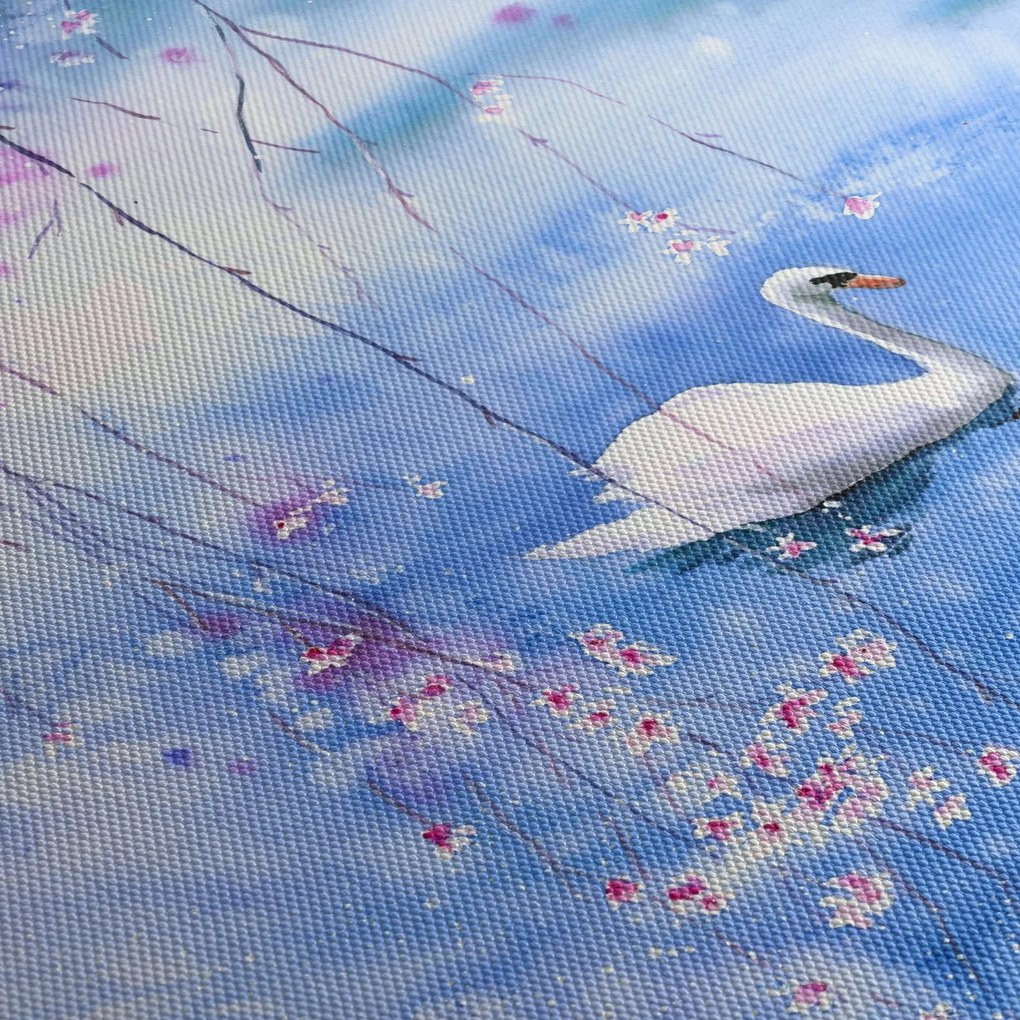 Obraz - Magické jazero (120x50 cm)