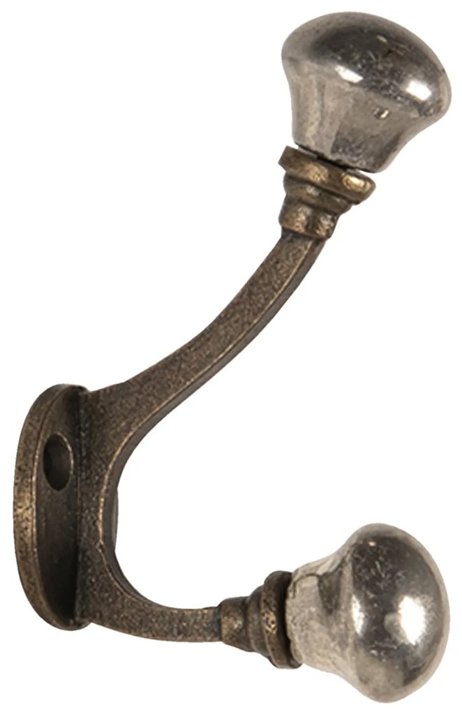 Nástenný liatinový háčik - 3 * 5 * 9 cm