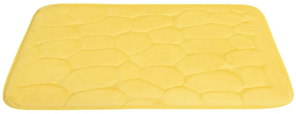 Protišmyková kúpeľňová predložka 3D 0133 yellow, 50x40, žltá, kúpeľňa, BO-MA