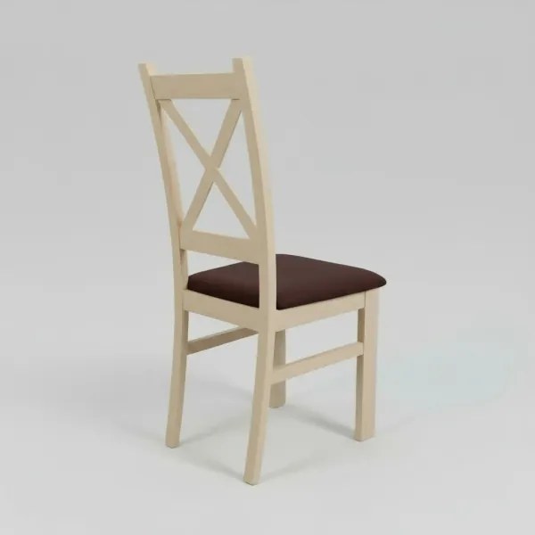 Jedálenská stolička NATE dub sonoma/tmavohnedá