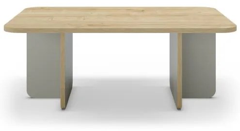 Konferenčný stolík Houseland Hillary 100 cm dub zafírový/sivo-zelený