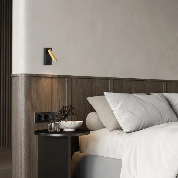 Brilagi - LED Nástenné bodové svietidlo MAYA 1xG9/4W/230V čierna/zlatá