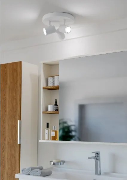 Eglo 901962 - Kúpeľňové bodové svietidlo CONSUMA 3xGU10/5W/230V IP44 biela