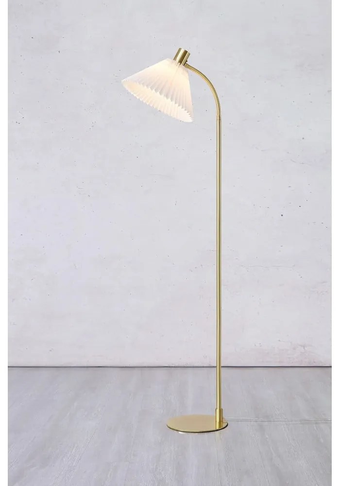 Stojacia lampa v bielo-zlatej farbe (výška 145 cm) Mira - Markslöjd