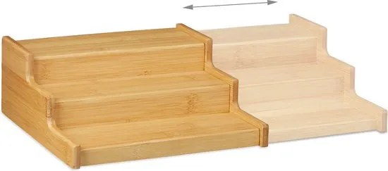 5Five® Organizér na korenie, schodíky, 3 poschodia, výsuvný, STEPS