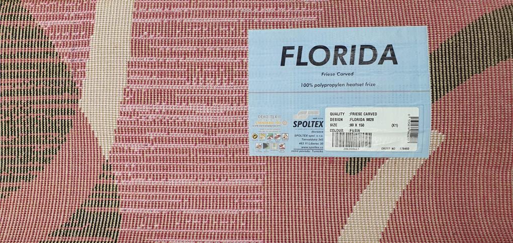 Spoltex koberce Liberec Kusový koberec Florida fuchsia 9828 - 200x290 cm