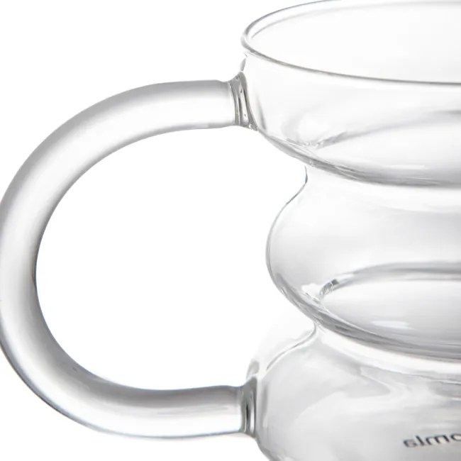 Hrnček BUBBLY priesvitný 888347 400 ml