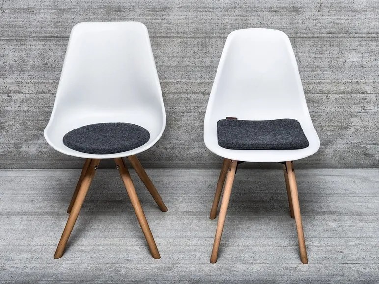 Magma Podložka na sedenie Avaro, 4 kusy (okrúhly tvar, antracitová) (100247989)