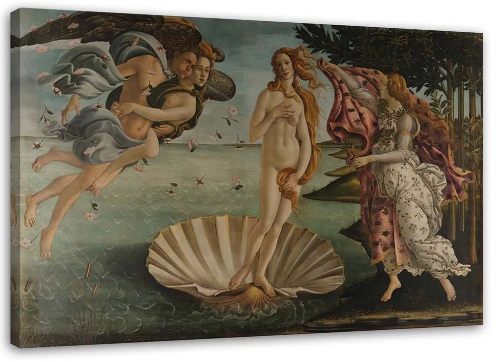 Gario Obraz na plátne Zrodenie Venuše - Sandro Botticelli, reprodukcia Rozmery: 90 x 60 cm