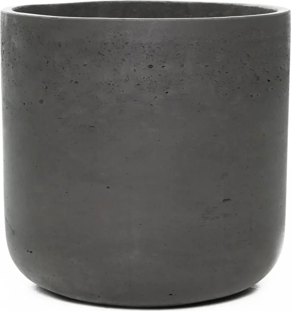 Kvetináč CHICO, sklolaminát, výška 31 cm, antracit