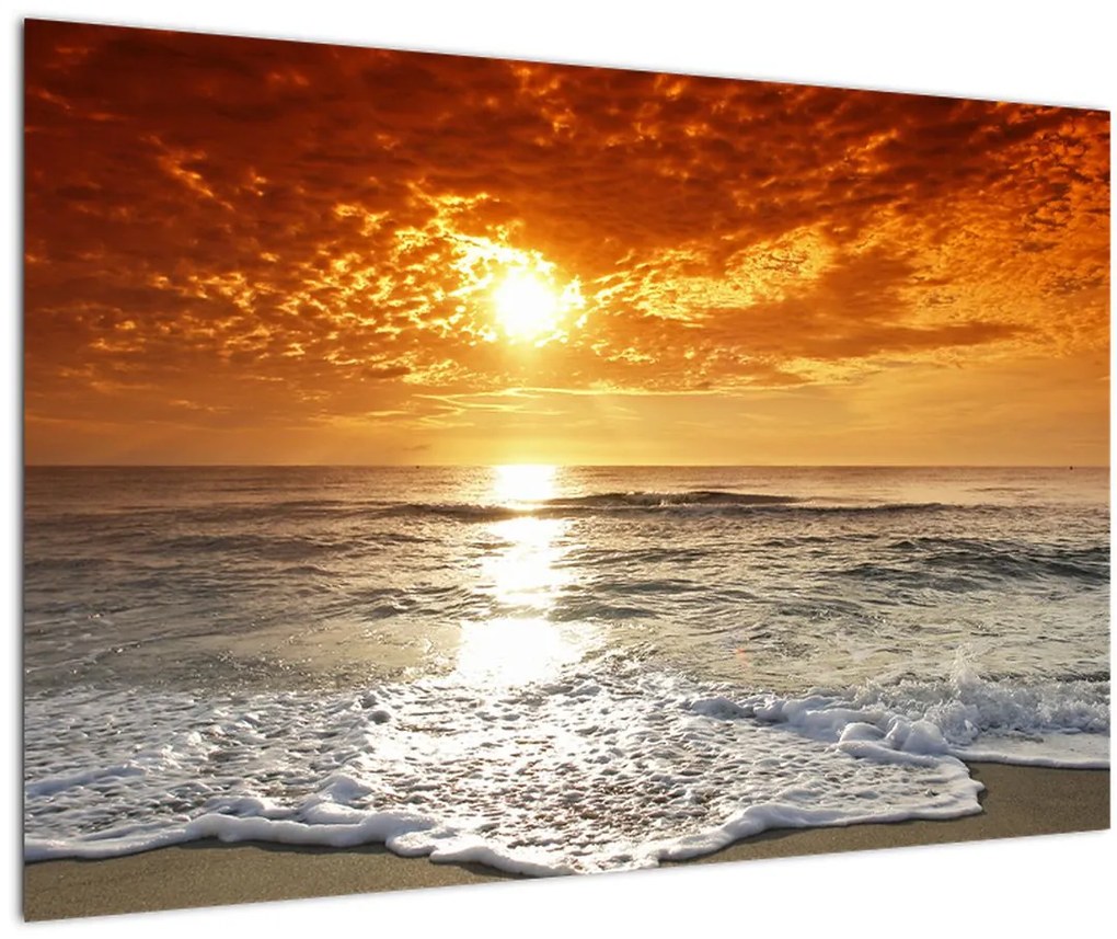 Obraz západ slnka na Korzike (90x60 cm)