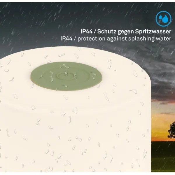 Briloner 7461019 - LED Stmievateľná nabíjacia stolná lampa LED/2W/5V IP44 zelená