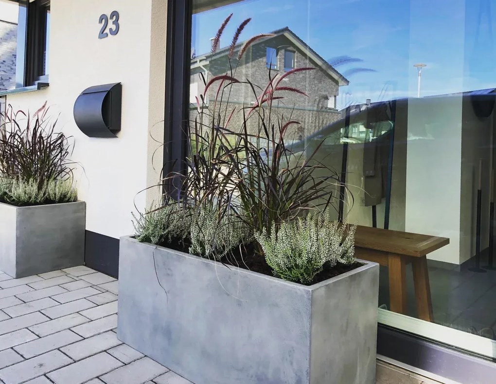 Hrantík MAXI, sklolaminát, šírka 100 cm, betón design