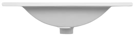 COMAD UM-CFP LAVA 60D - Zápustné keramické umývadlo LAVA 61x46 cm, lesklá biela