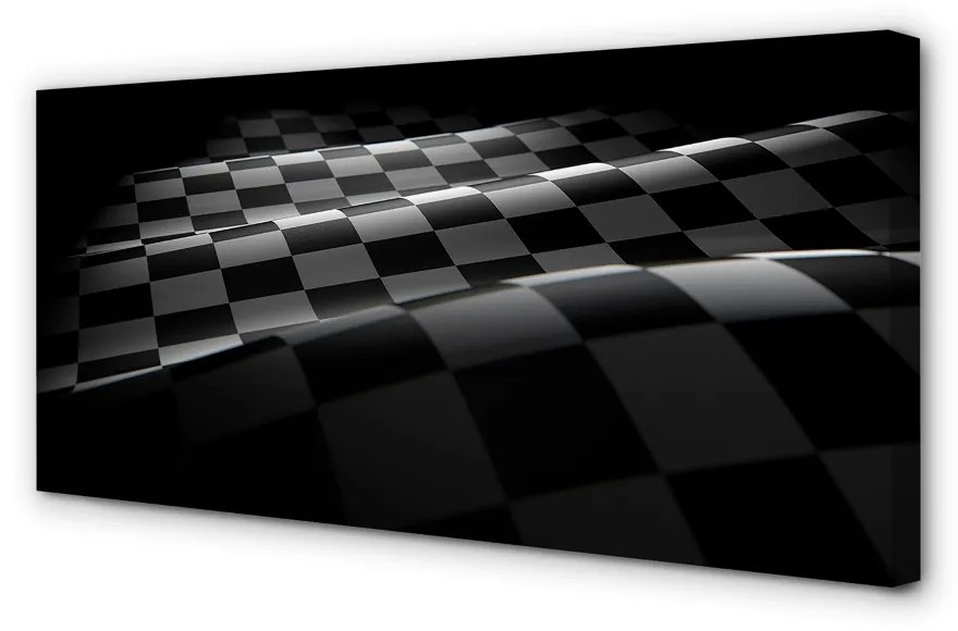 Obraz canvas checker vlajky 120x60 cm