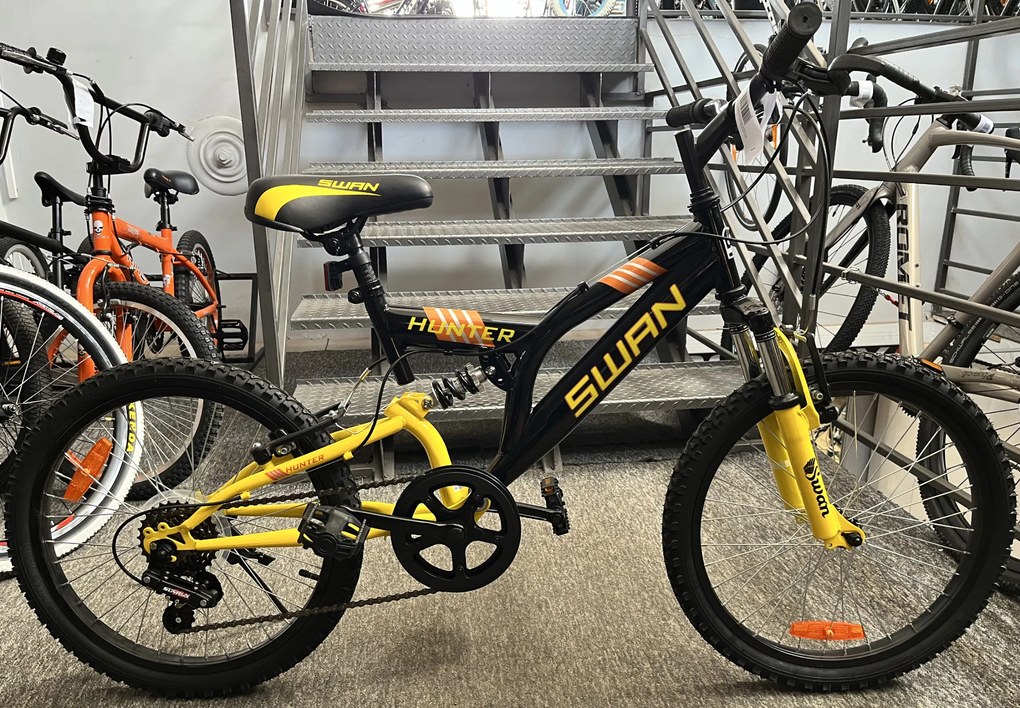Hunter Detský bicykel 20 MTB Hunter Swan žltý 14" 2024