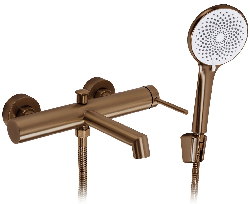 Rea Foss, vaňová batéria s ručnou sprchovou súpravou, medená matná, REA-B6891